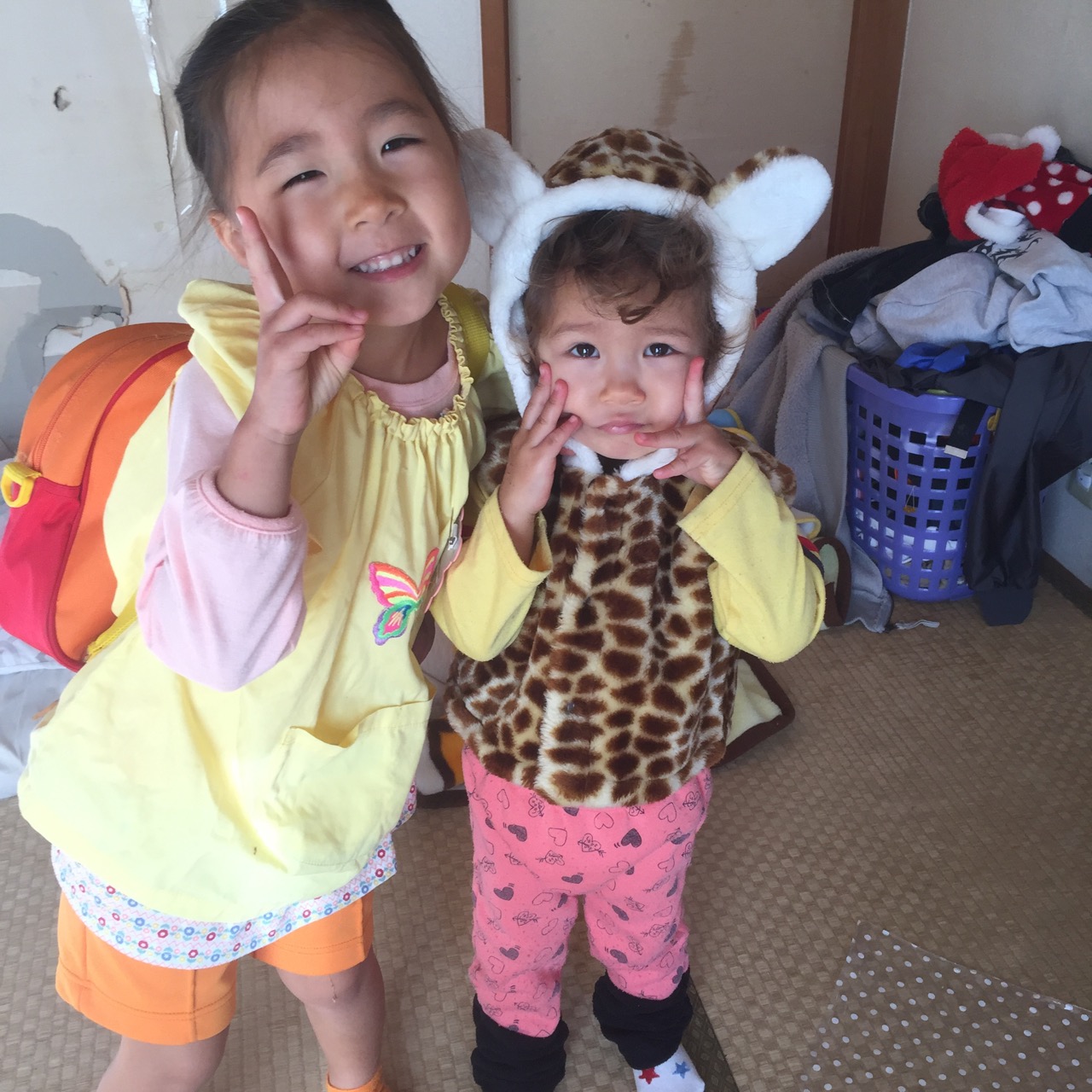 Shinobu fertig für den Kindergarten